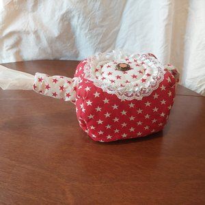 Vintage Handmade Teapot Tissue Box Cover NWOT